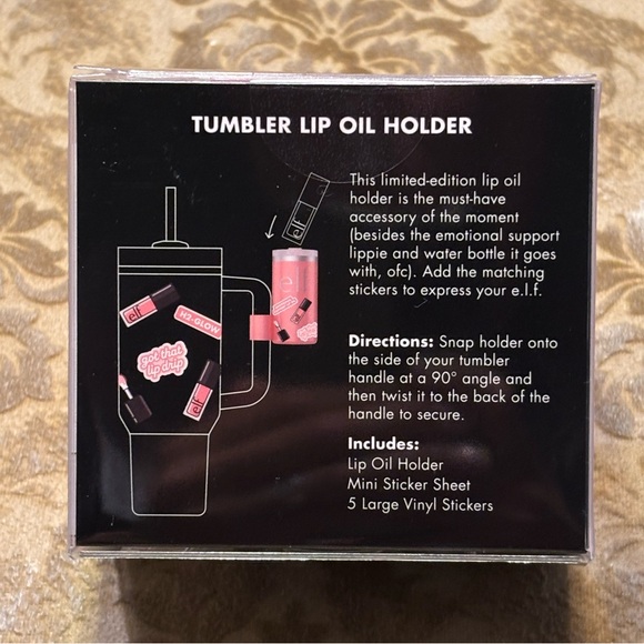 Elf X Stanley Collaboration Tumbler Lip Oil Holder Target Exclusive SOLD OUT - Picture 2 of 2
